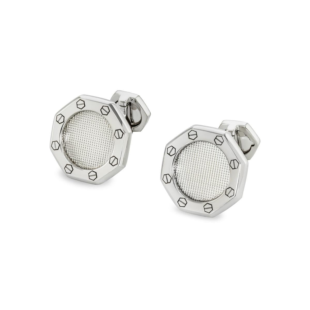 Audemars Piguet Royal Oak Cufflinks White Gold 1