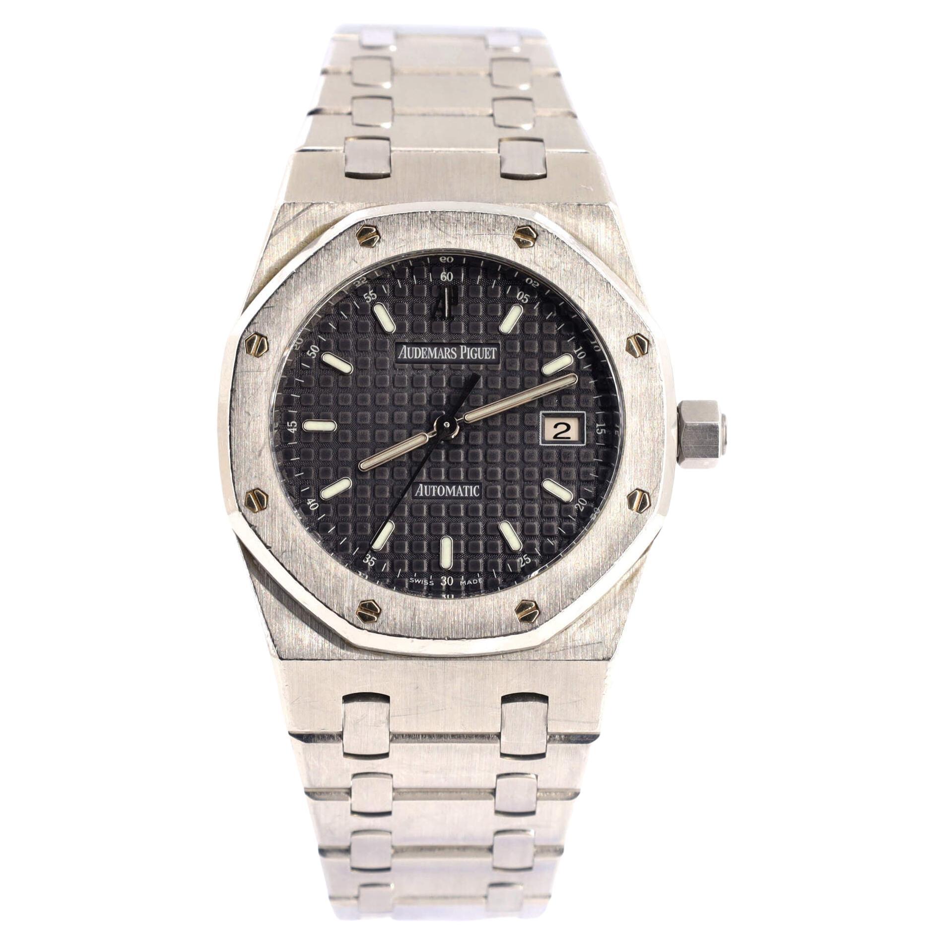 Audemars Piguet Royal Oak Date Automatic Watch Stainless Steel 33