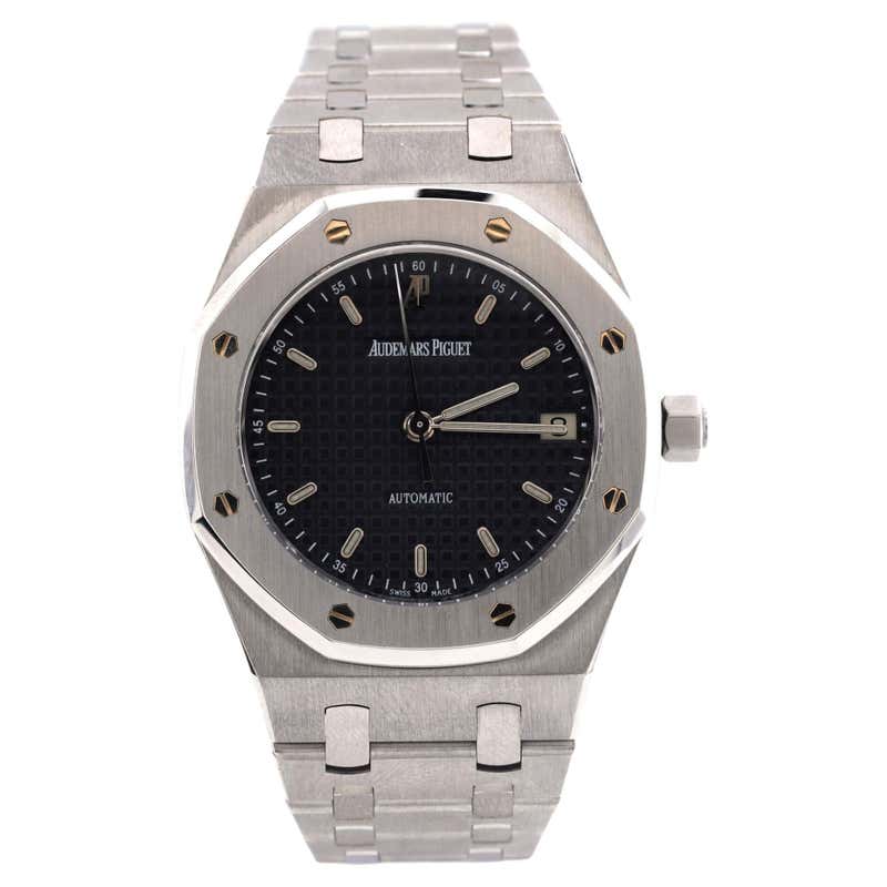 Audemars Piguet Royal Oak 25 Carat Diamond Pave Stainless Steel Watch ...