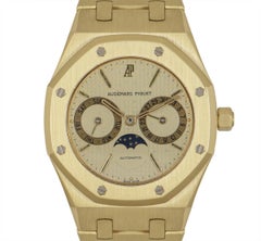 Audemars Piguet Royal Oak Day-Date Moon Phase Yellow Gold Champagne Dial 25594BA