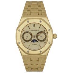 Audemars Piguet Royal Oak Day-Date Mondphase Gelbgold Champagner Zifferblatt 25594BA