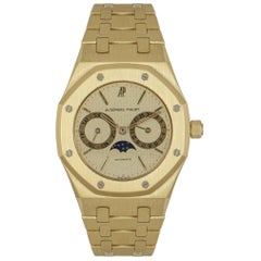 Audemars Piguet Royal Oak Day-Date Moon Phase Yellow Gold Champagne Dial 25594BA