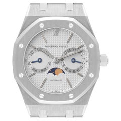 Audemars Piguet Royal Oak Day Date Moonphase Steel Mens Watch 25594ST