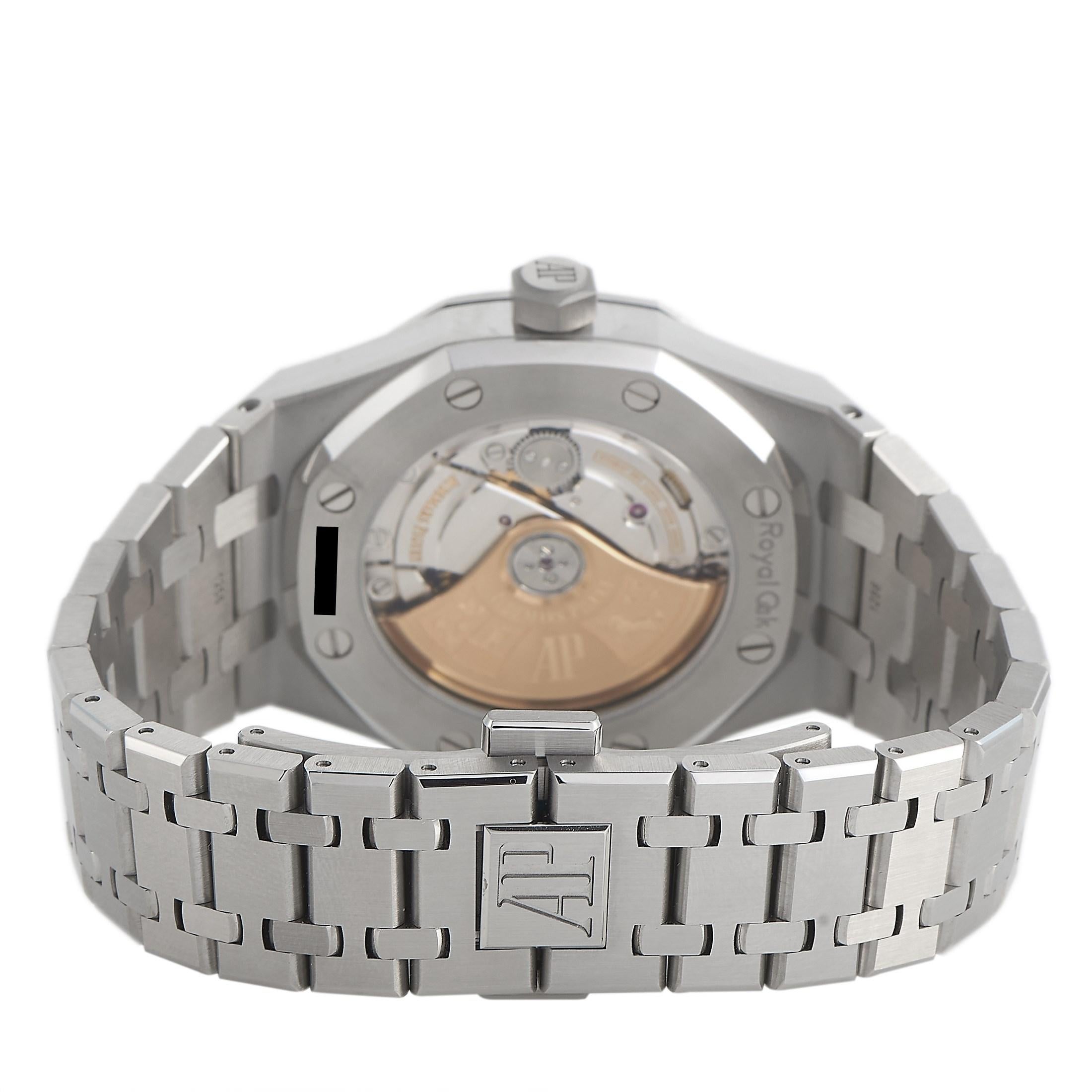 Round Cut Audemars Piguet Royal Oak Diamond Automatic Watch 15451ST.ZZ.1256ST.02