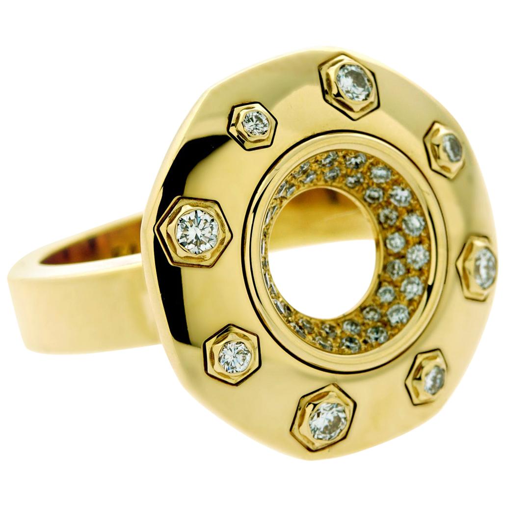 Audemars Piguet Royal Oak Diamond Gold Ring