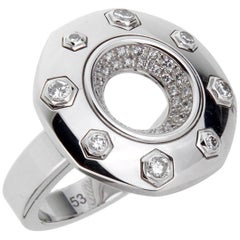 Audemars Piguet, bague Royal Oak en or blanc et diamants