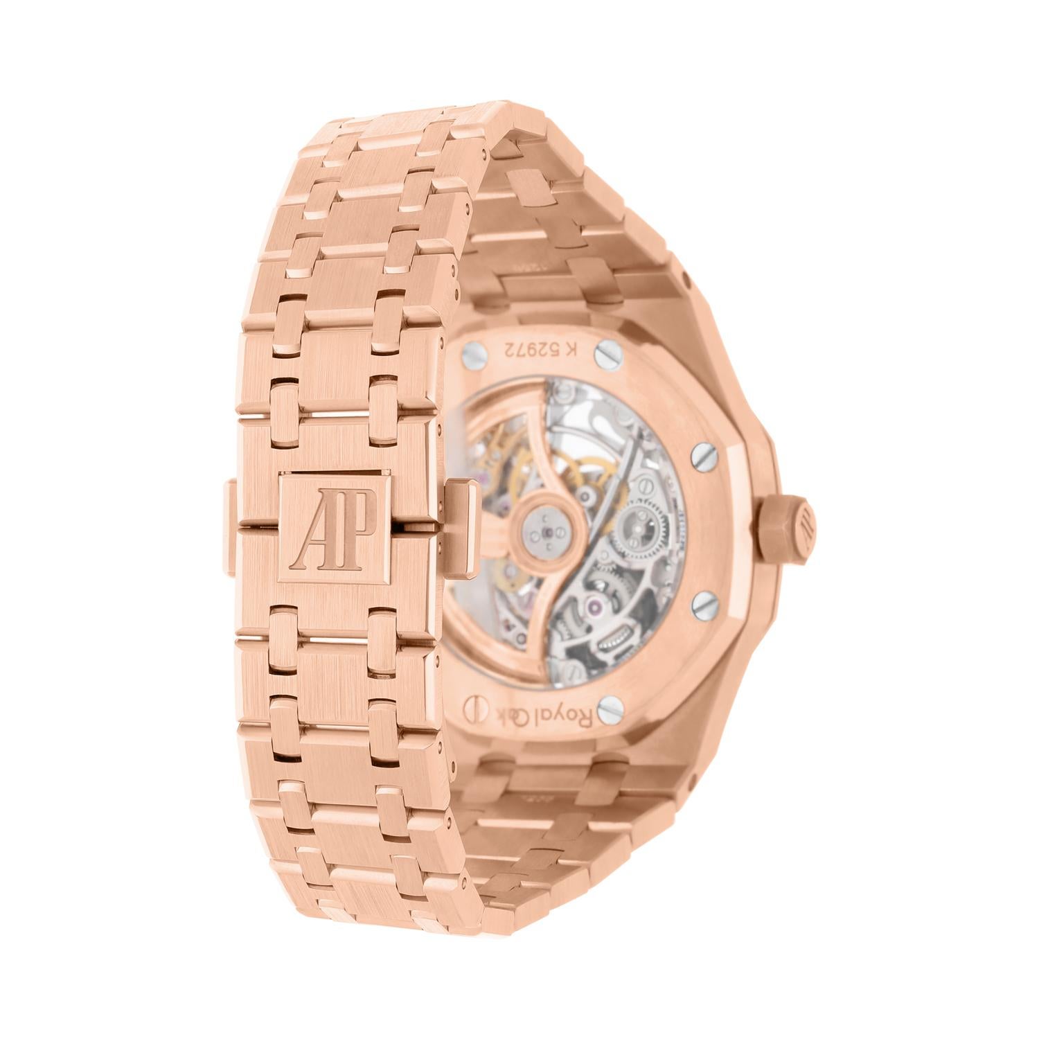 Audemars Piguet Royal Oak Double Balance Wheel Openworked 15467OR.OO.1256OR.01 In Excellent Condition In New York, NY