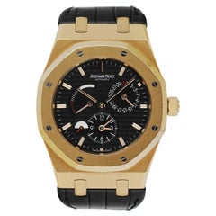 Audemars Piguet Royal Oak Dual Time 26120OR 18K Rose Gold Men's Watch w/Box