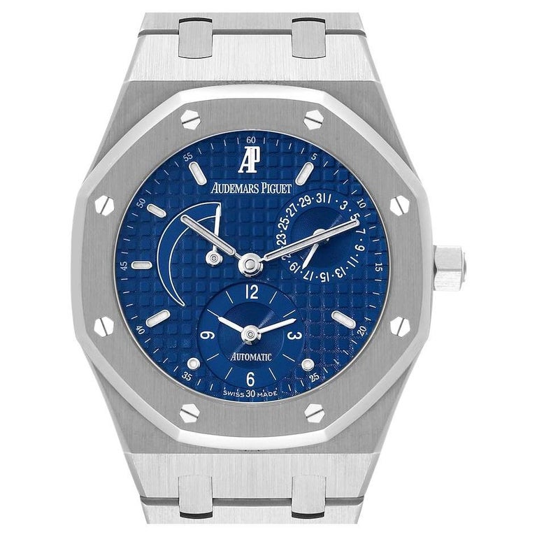 Audemars Piguet Royal Oak Dual Time Power Reserve Mens Watch 25730ST