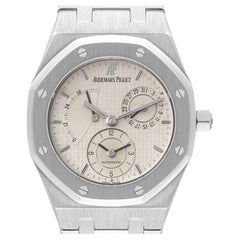 Audemars Piguet Royal Oak Dual Time Power Reserve Mens Watch 25730ST