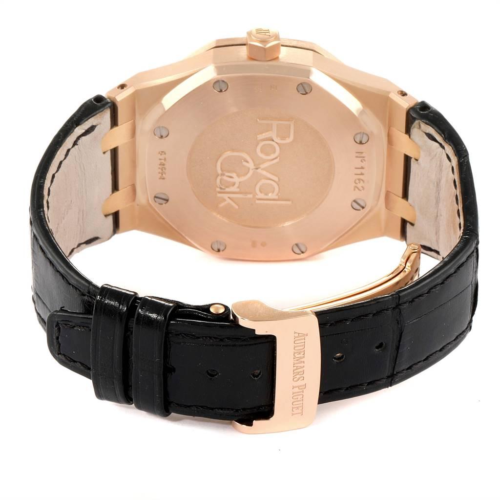 Audemars Piguet Royal Oak Dual Time Power Reserve Rose Gold Watch 26120OR For Sale 3
