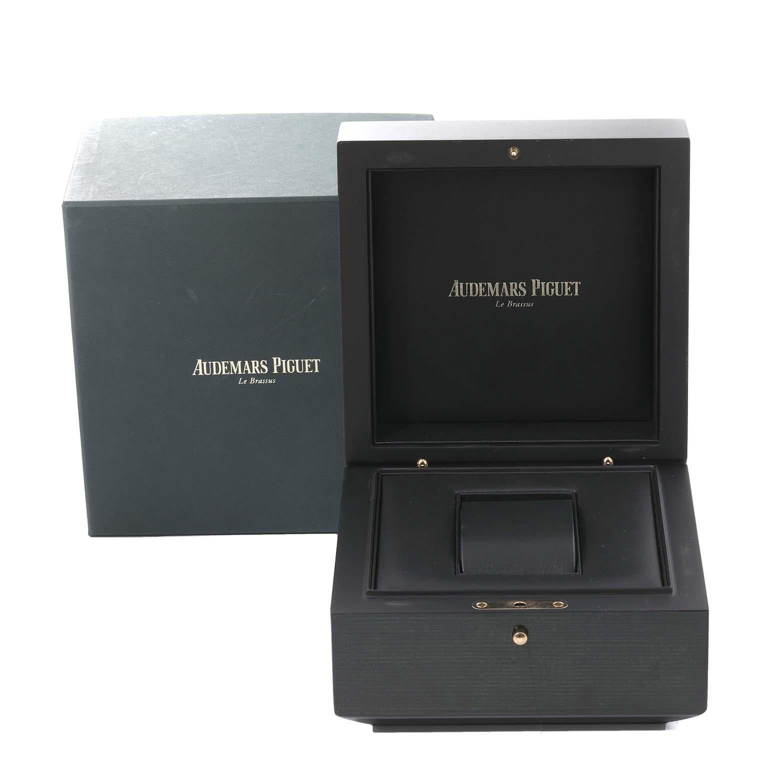 Men's Audemars Piguet Royal Oak Dual Time Rose Gold Mens Watch 26120OR For Sale