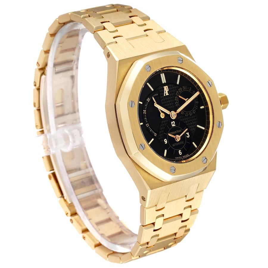 Audemars Piguet Royal Oak Dual Time Yellow Gold Mens Watch 25730BA In Excellent Condition In Atlanta, GA