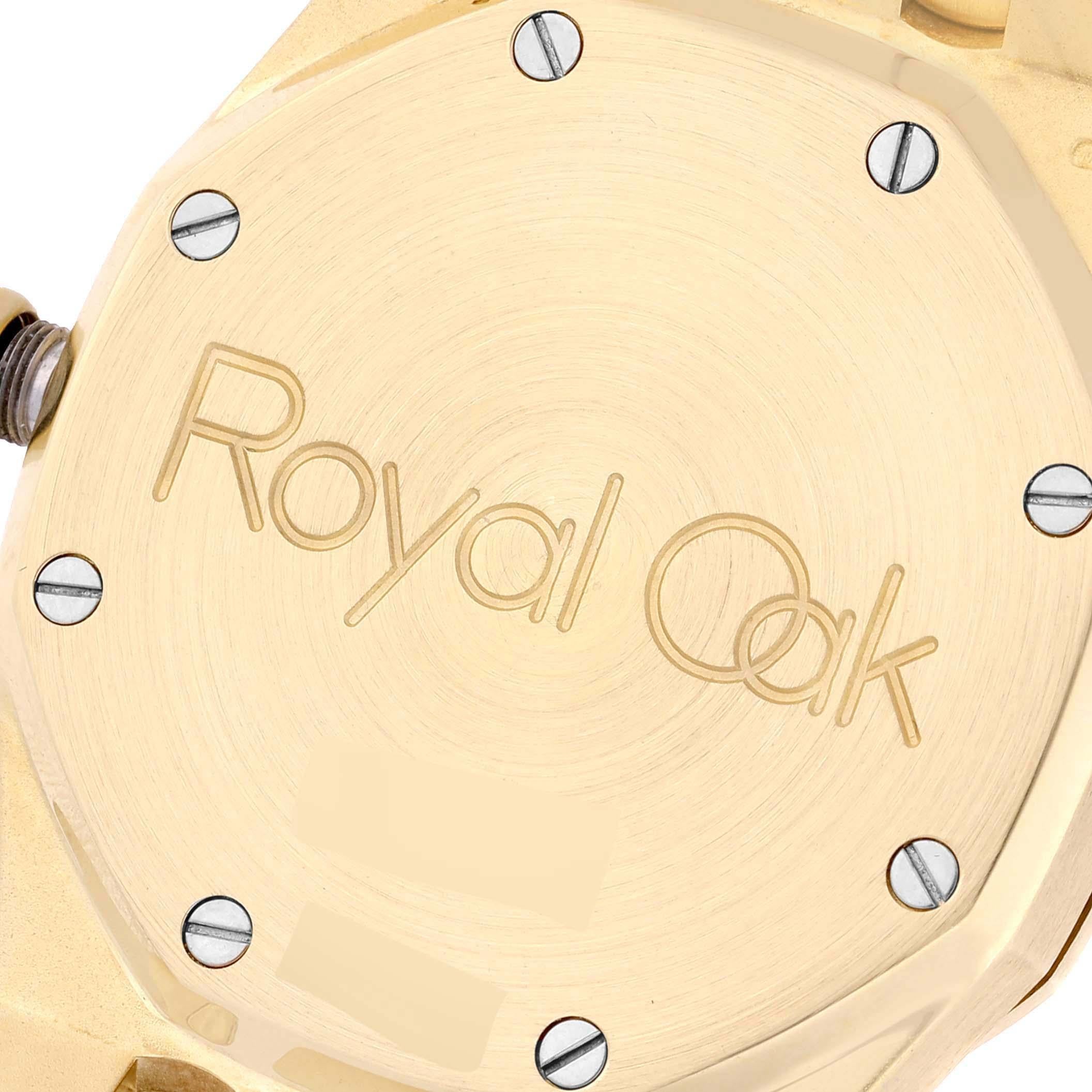 Audemars Piguet Royal Oak Dual Time Yellow Gold Mens Watch 25730BA 2