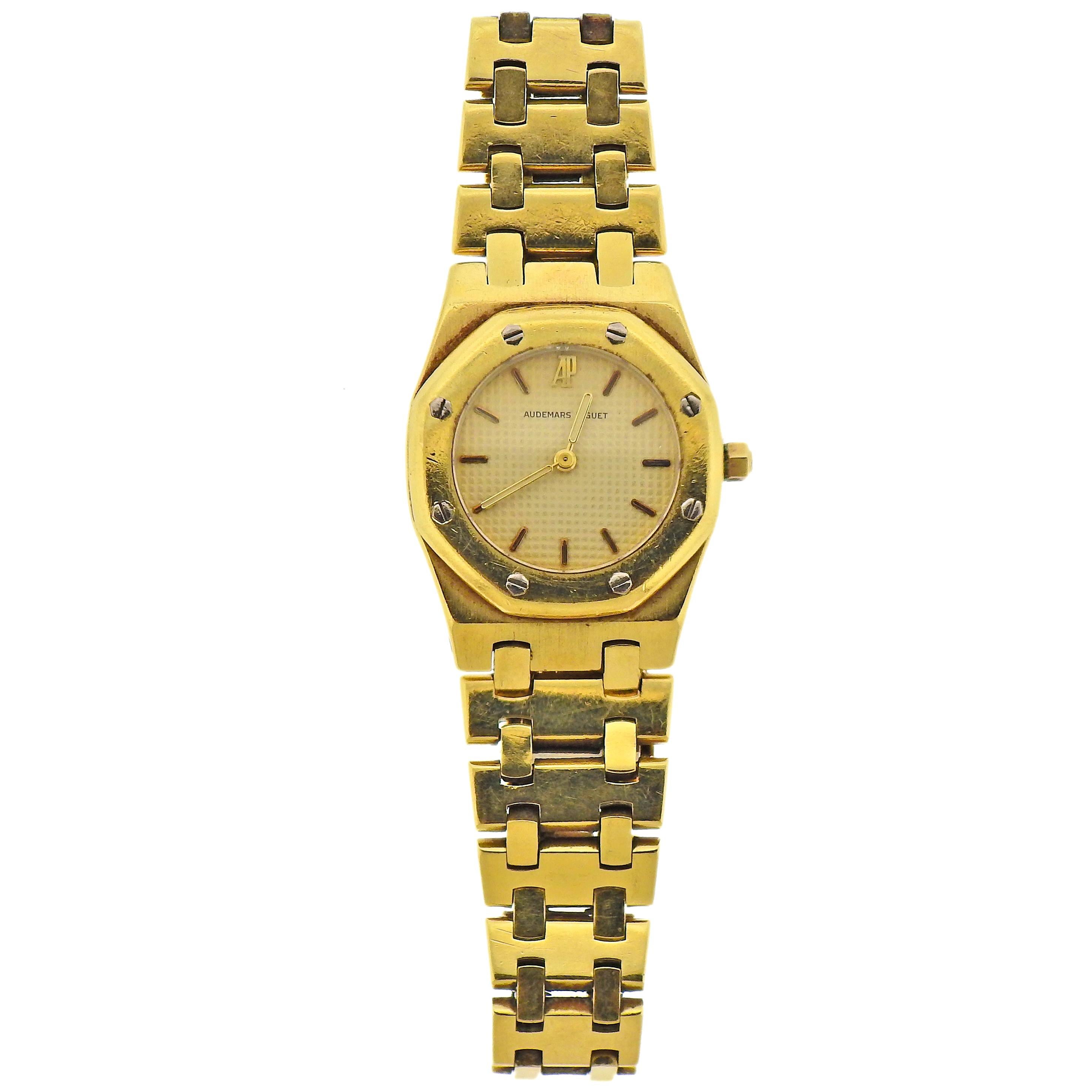 Audemars Piguet Royal Oak Gold Ladies Watch