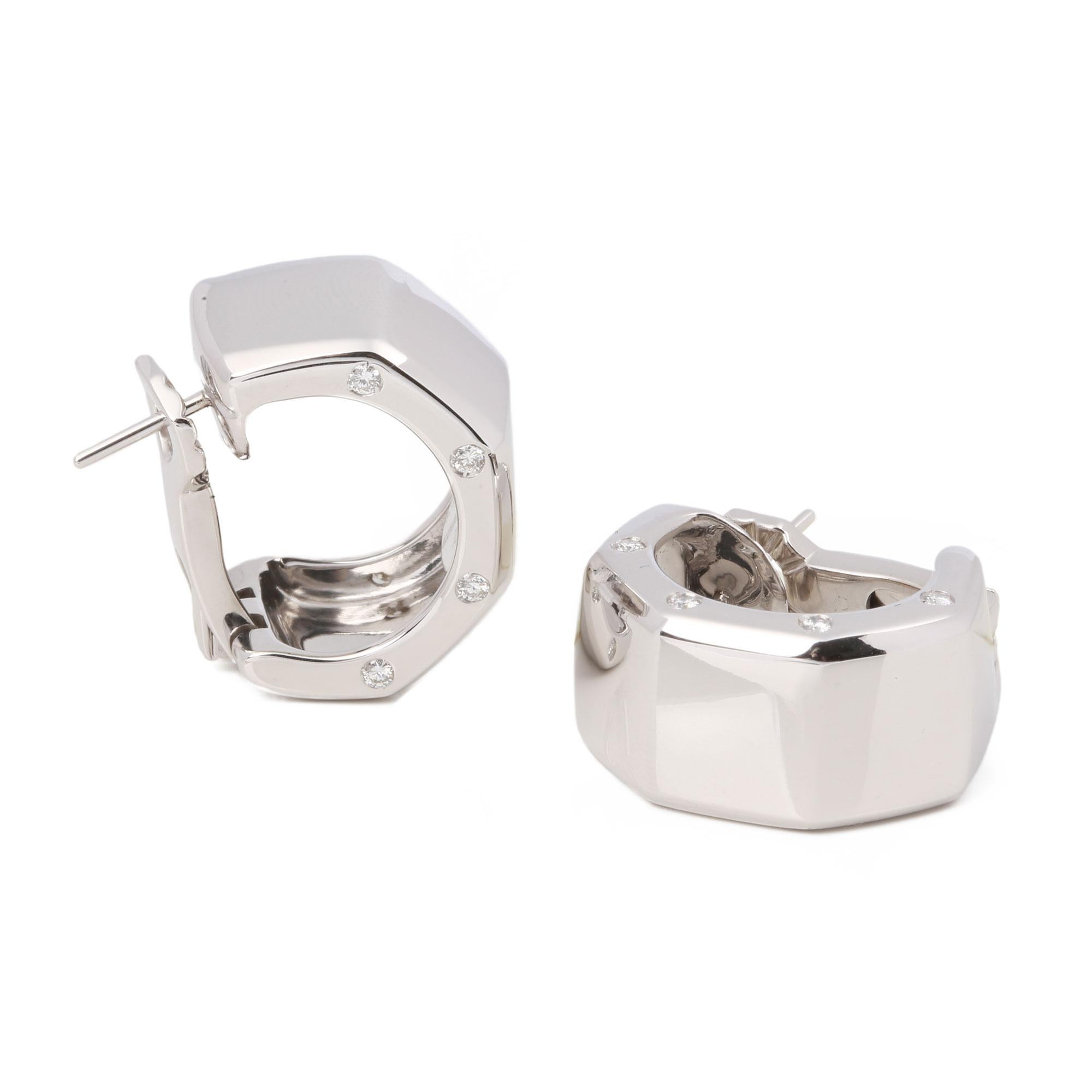 Women's or Men's Audemars Piguet Royal Oak Hoop Earrings