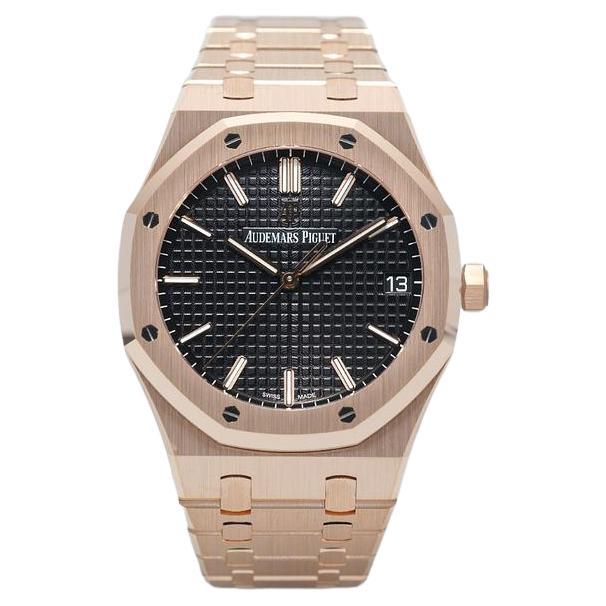 Audemars Piguet Royal Oak in Pink Gold 15500OR.OO.1220OR.01 Wrist Watch For Sale