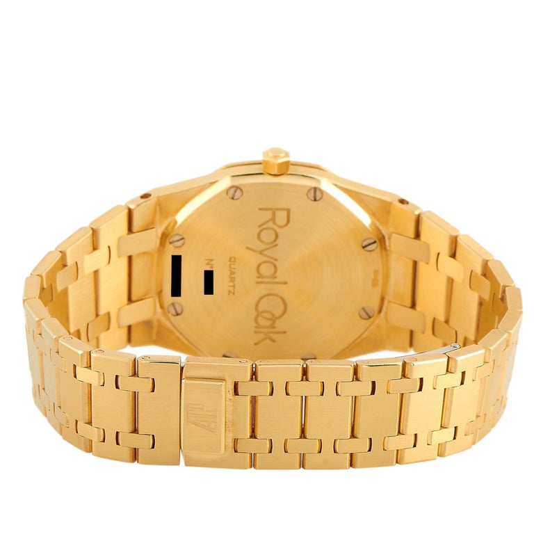 Audemars Piguet Royal Oak Ladies 18K Yellow Gold Watch at 1stDibs
