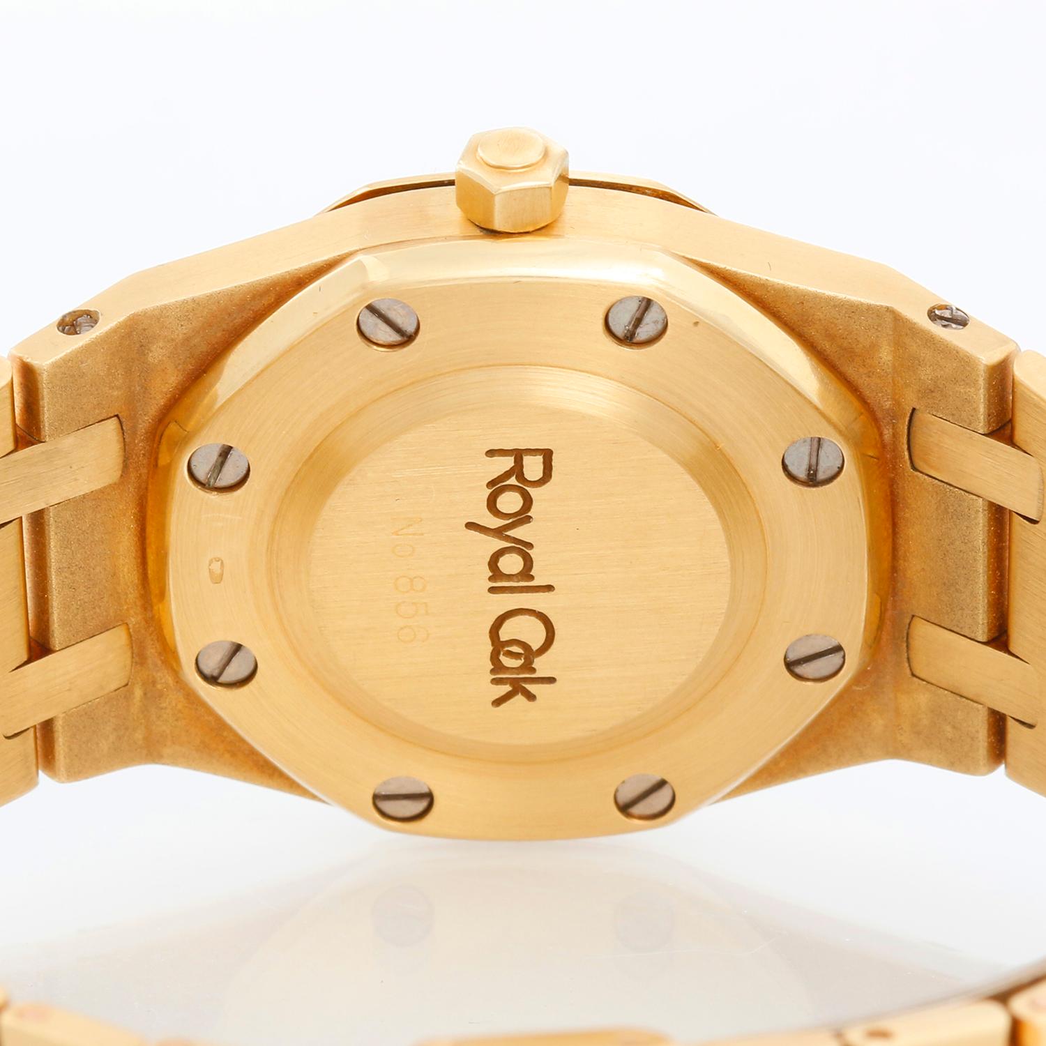 Women's Audemars Piguet Royal Oak Ladies Automatic Watch Yellow Gold