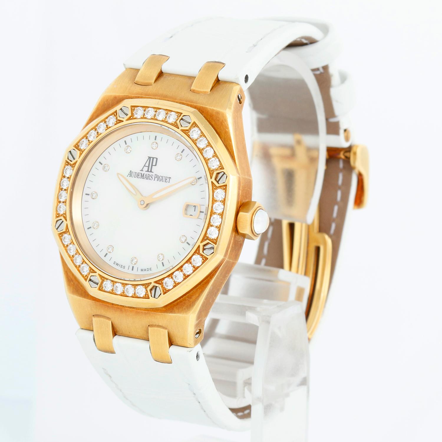 Women's Audemars Piguet Royal Oak Ladies Quartz Watch Yellow Gold 67601BA