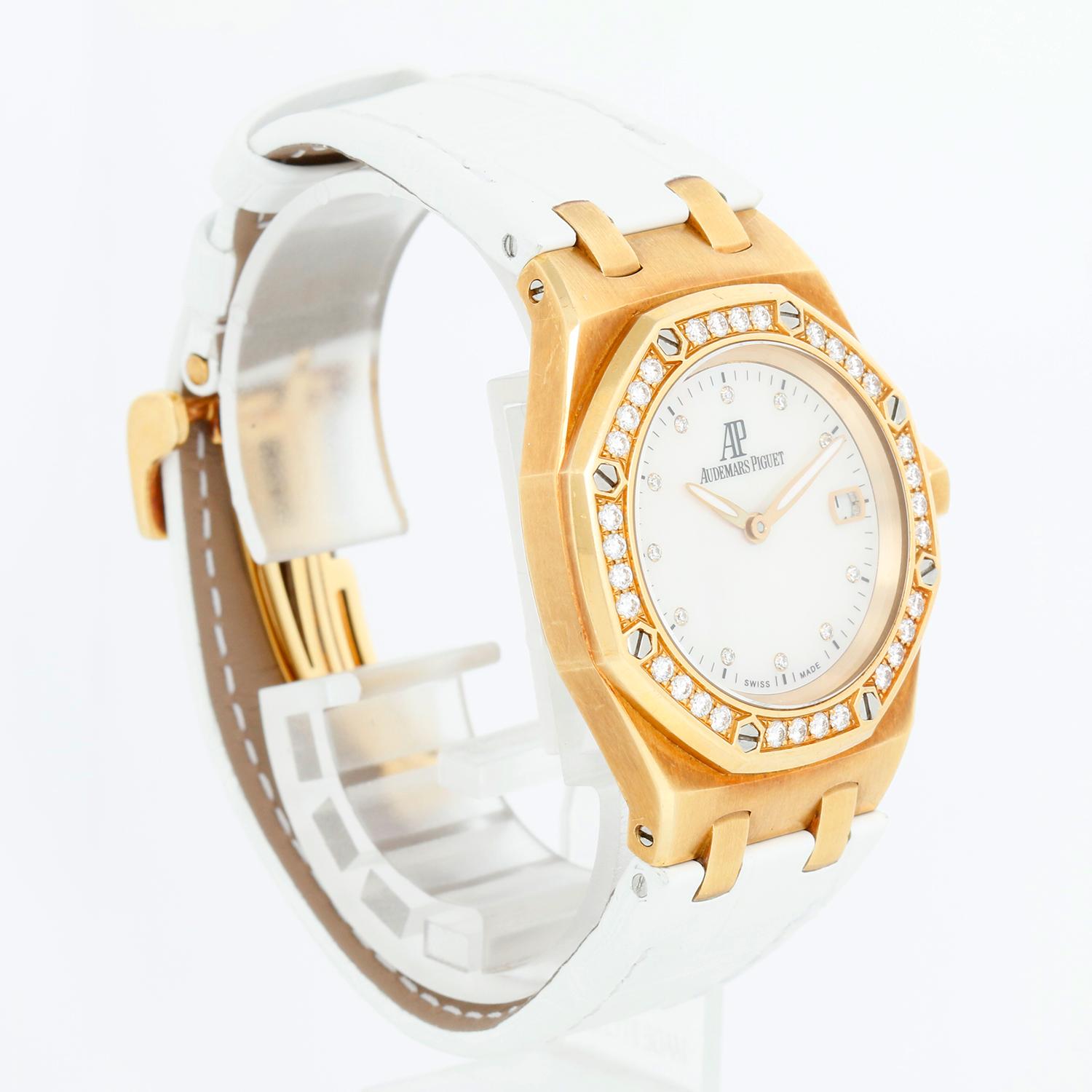 Audemars Piguet Royal Oak Ladies Quartz Watch Yellow Gold 67601BA 1
