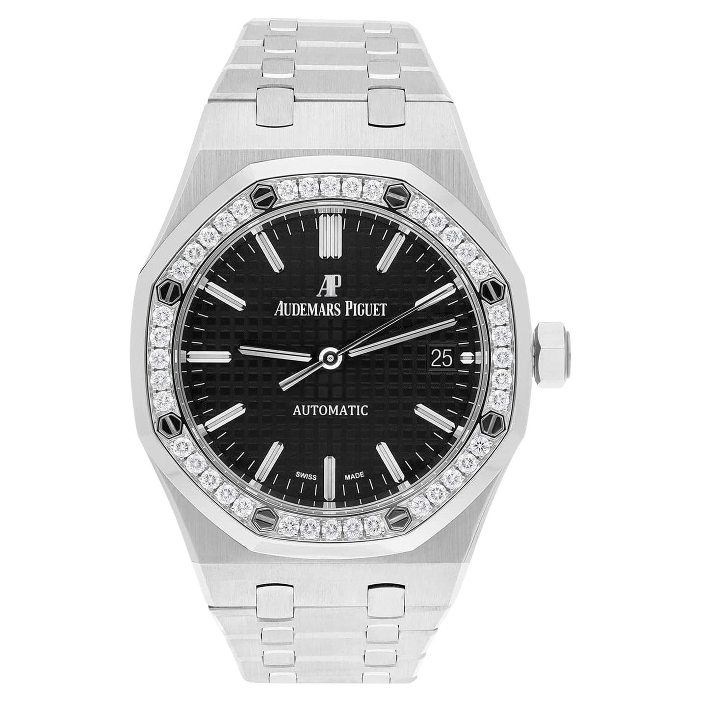 Audemars Piguet Royal Oak Lady 37 Automatic Diamond Bezel 15451ST.ZZ.1256ST.01