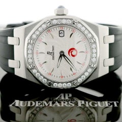 Audemars Piguet Royal Oak Lady Alinghi Original Diamond Bezel SS Watch