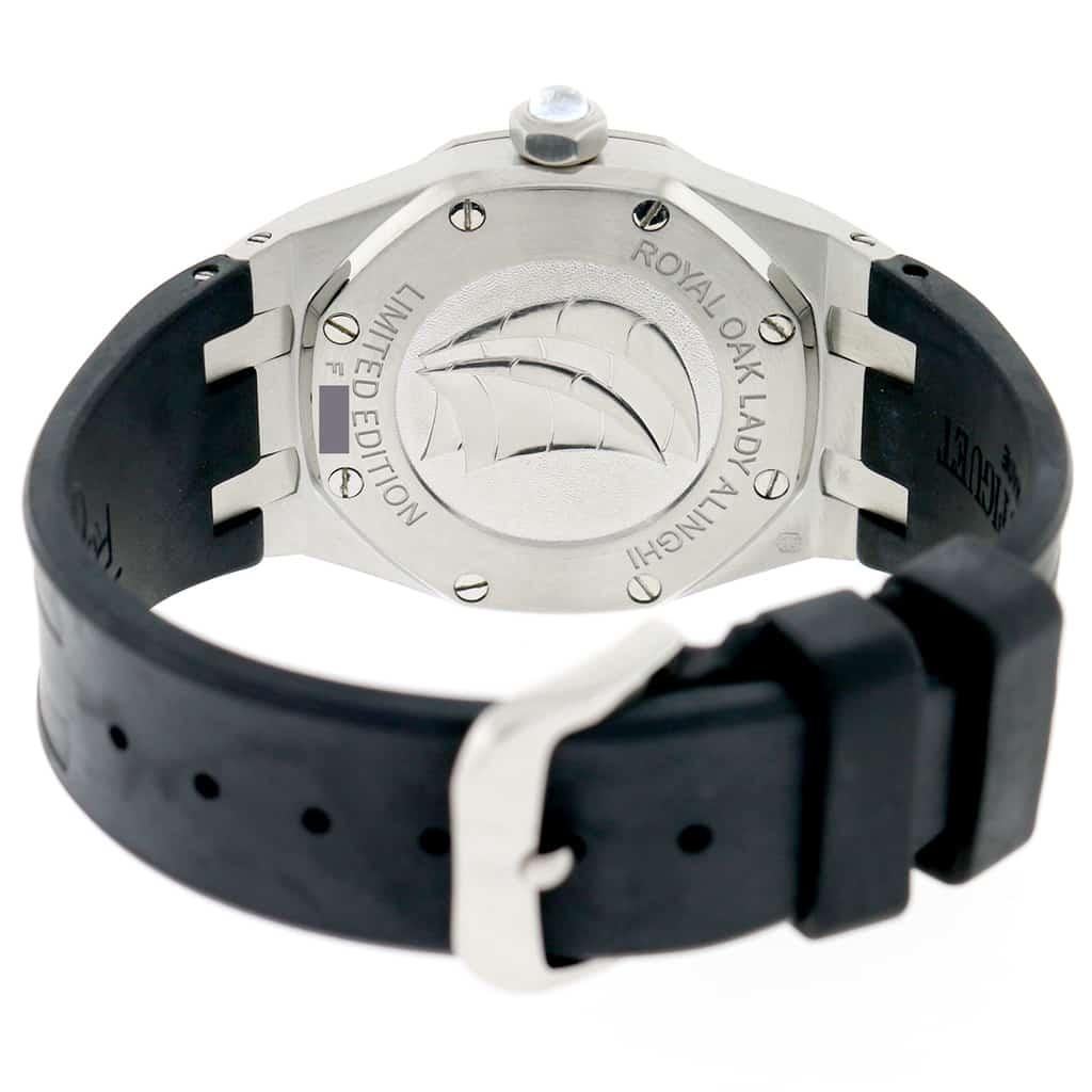 Audemars Piguet Royal Oak Lady Alinghi Original Diamond Bezel SS Watch For Sale 1