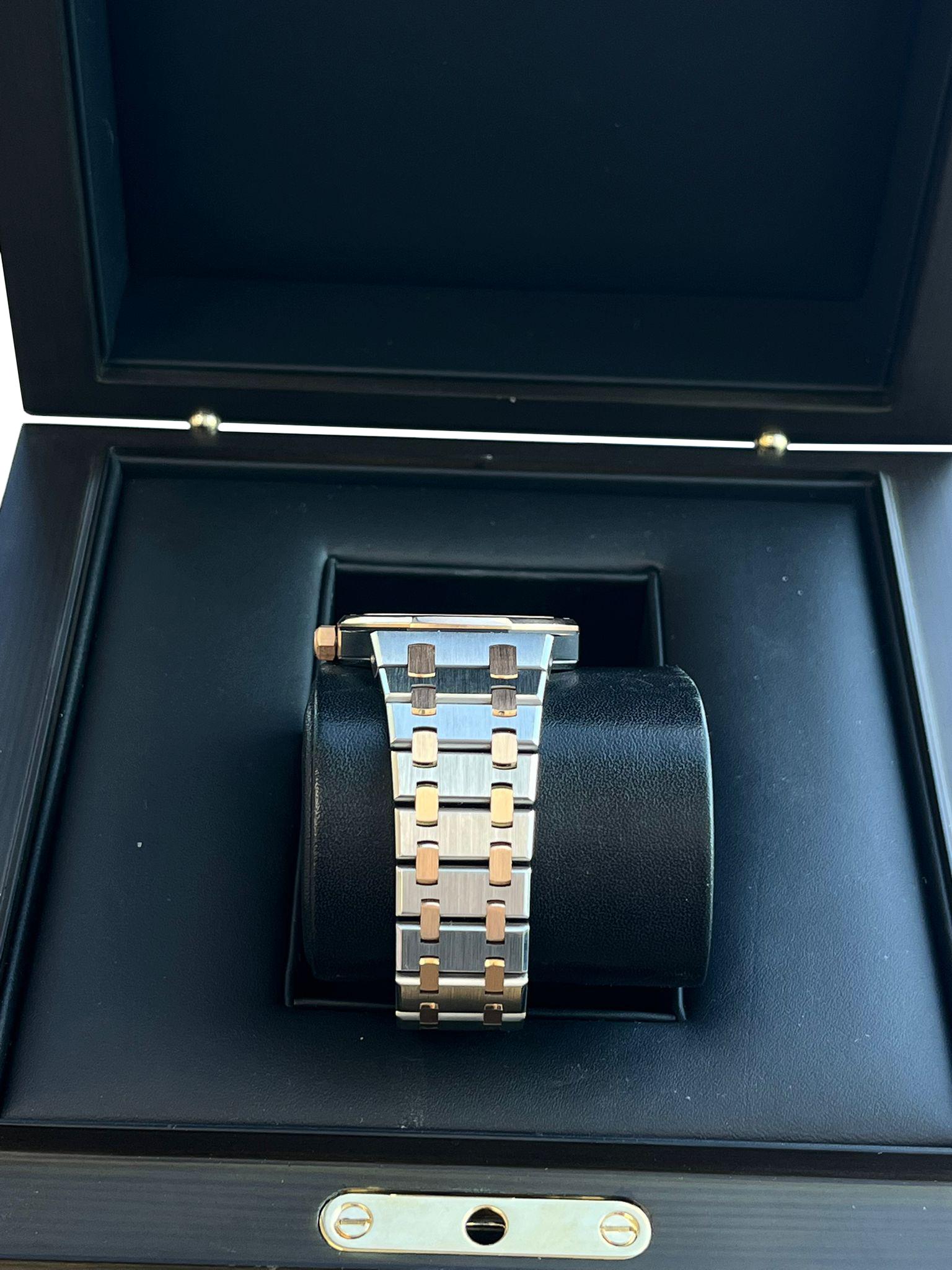 Audemars Piguet Royal Oak Lady Gold Steel Diamond Bezel 67651SR.ZZ.1261SR.01 im Angebot 10