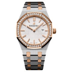 Audemars Piguet Royal Oak Lady Gold Steel Diamond Bezel 67651SR.ZZ.1261SR.01