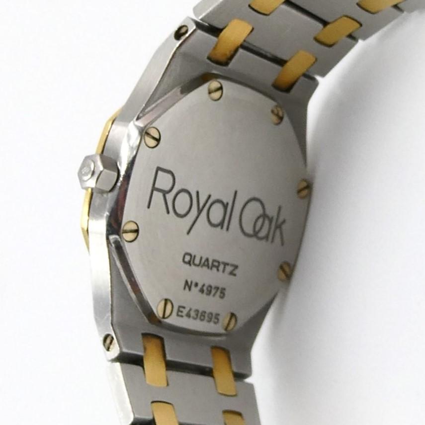 Modern Audemars Piguet Royal Oak Lady Watch in Stainless Steel & Yellow Gold  For Sale
