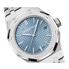 Audemars Piguet Royal Oak Light Blue Dial Ref. 15550st in Stainless Steel