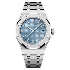 Audemars Piguet Royal Oak Light Blue Dial Ref. 15550st in Stainless Steel
