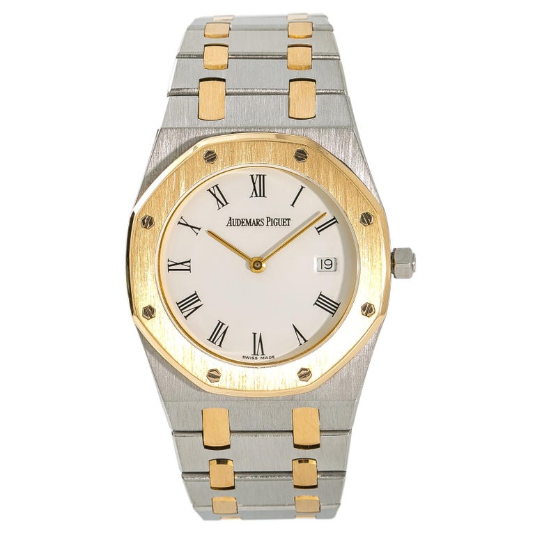 Audemars Piguet Royal Oak Men S Vintage Quartz Watch 18 Karat Two Tone For Sale At 1stdibs