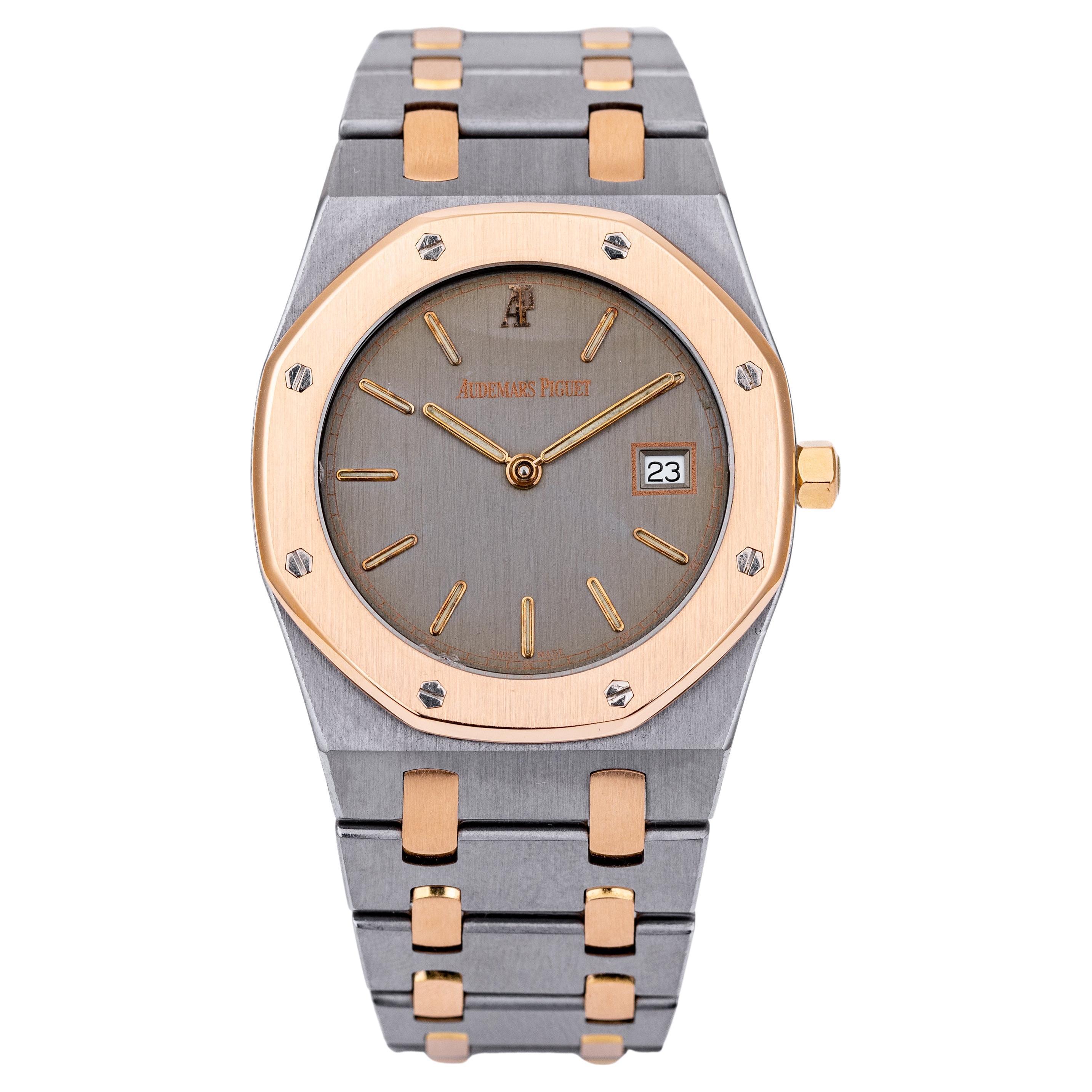 Audemars Piguet Royal Oak Midsize  56175TR  Tantalum & 18k Rose Gold  33mm For Sale