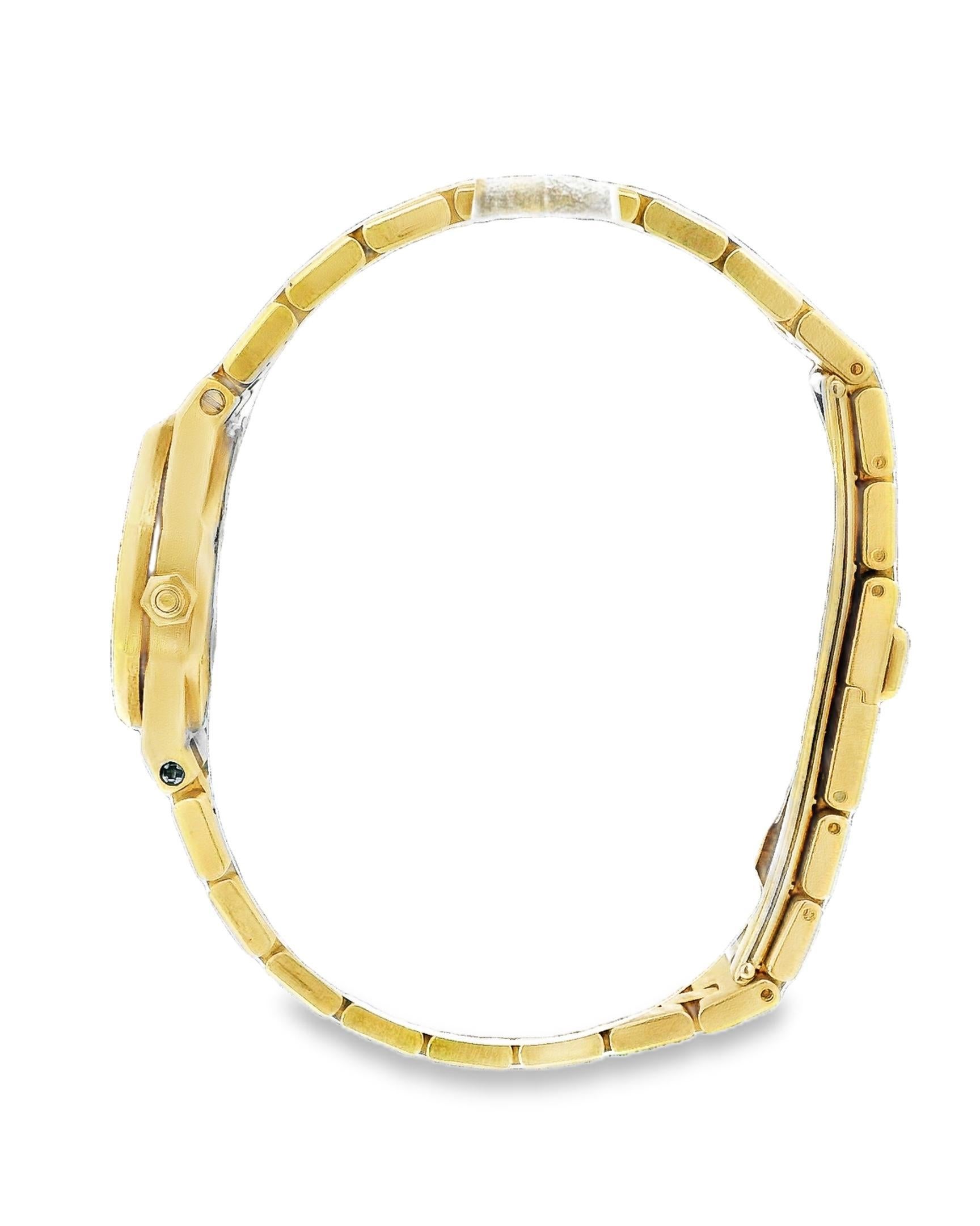 Audemars Piguet Royal Oak Mini 18K Yellow Gold MOP Dial Ladies Watch For Sale 3