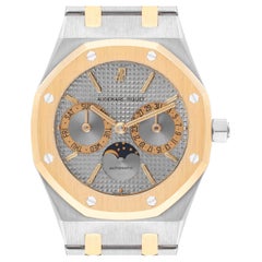 Audemars Piguet Royal Oak Moonphase Steel Yellow Gold Mens Watch 25594SA