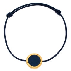 Audemars Piguet Royal Oak Motif Navy Blue Adjustable Cord Bracelet