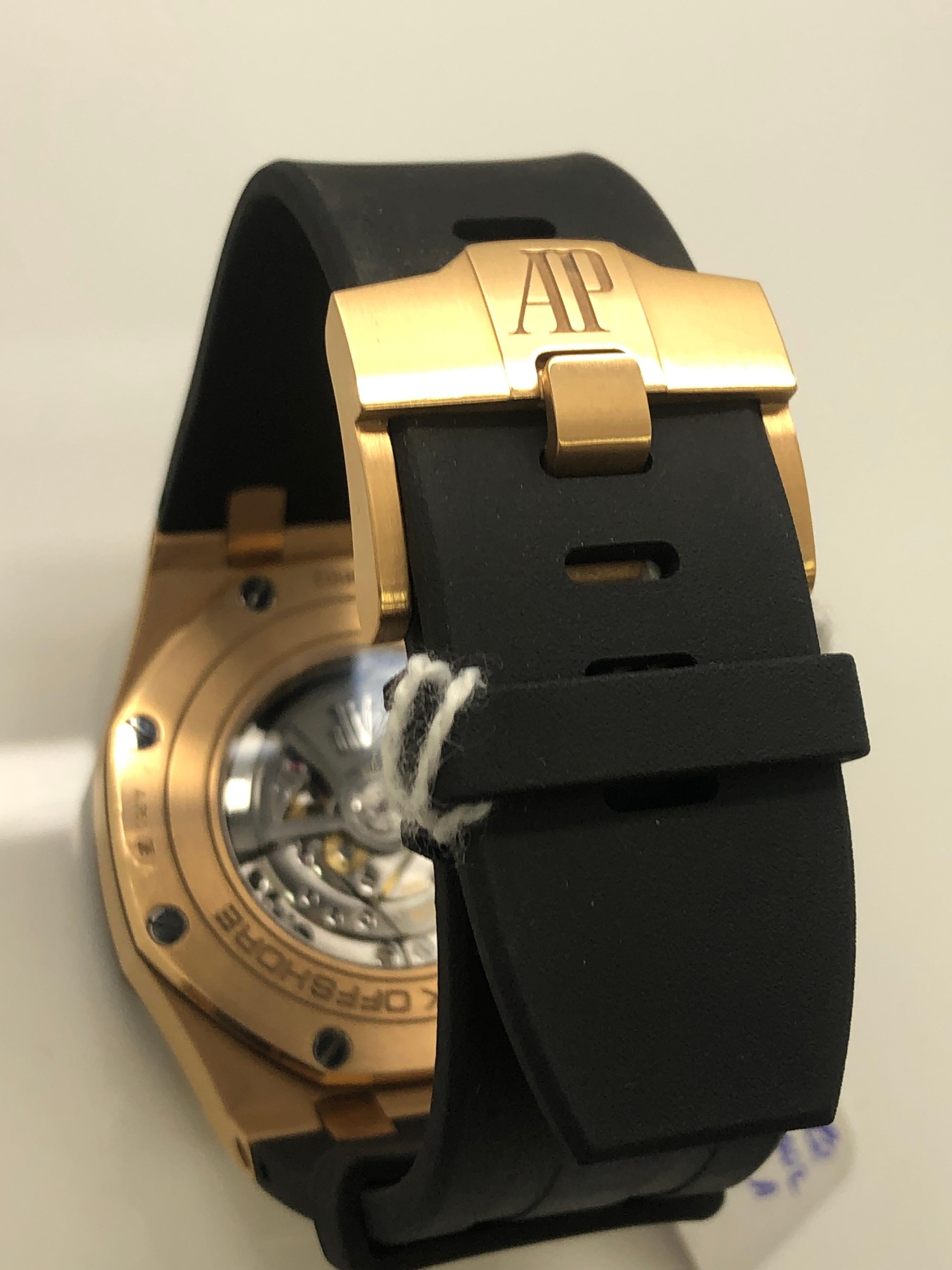 Uhr von Audemars Piguet Royal Oak Offshore, 18 Karat Gold im Angebot 1