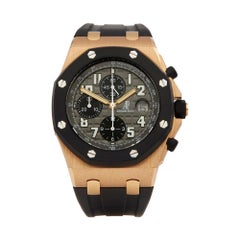 Audemars Piguet Royal Oak Offshore 18K Rose Gold 
Gummi 25940OK/O/002CA/01