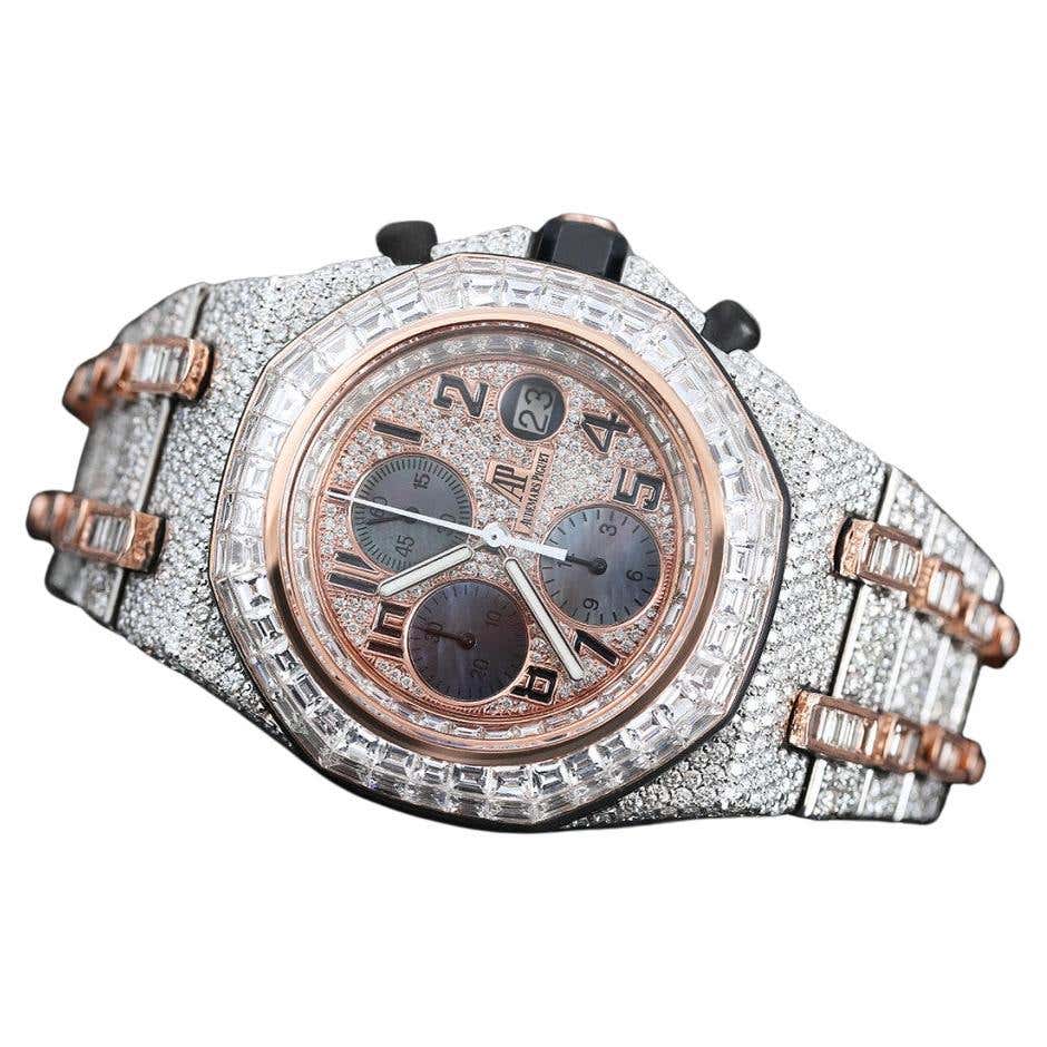 Audemars Piguet Royal Oak Offshore 25721ST Custom Two Tone Rose Watch ...
