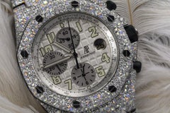 Audemars Piguet Royal Oak Offshore 25721ST.OO.1000ST.09 Fully Iced Out Watch