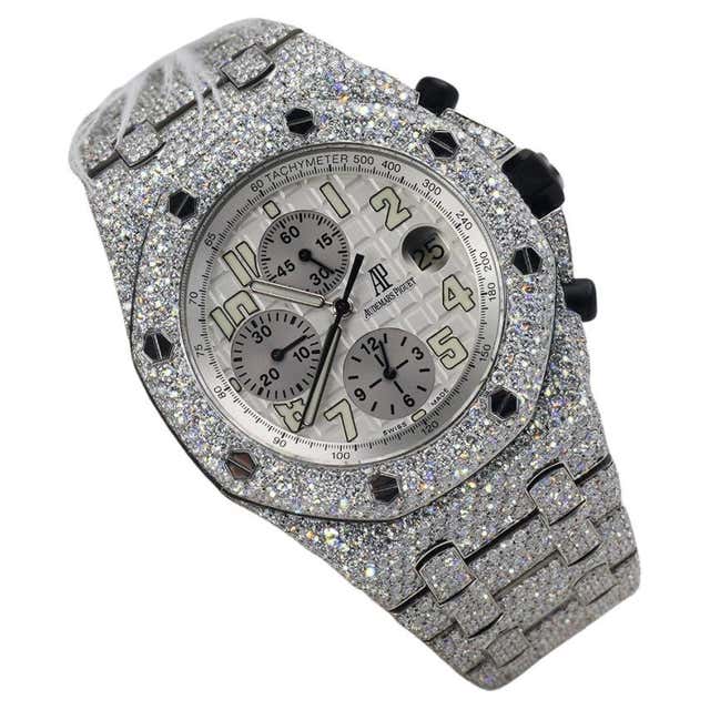 Audemars Piguet Royal Oak Offshore Chronograph 42mm Diamond Watch ...