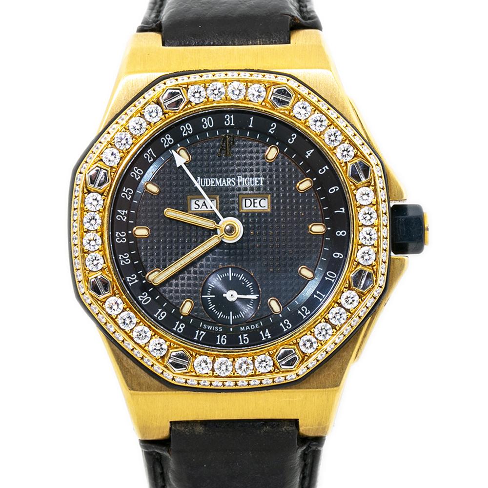 Audemars Piguet Royal Oak Offshore 25807BA Diamond 18K Gold Unisex Watch 39mm
