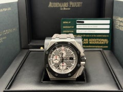 Audemars Piguet Royal Oak Offshore 26400IO 44mm Grey Dial Titanium Box Papers