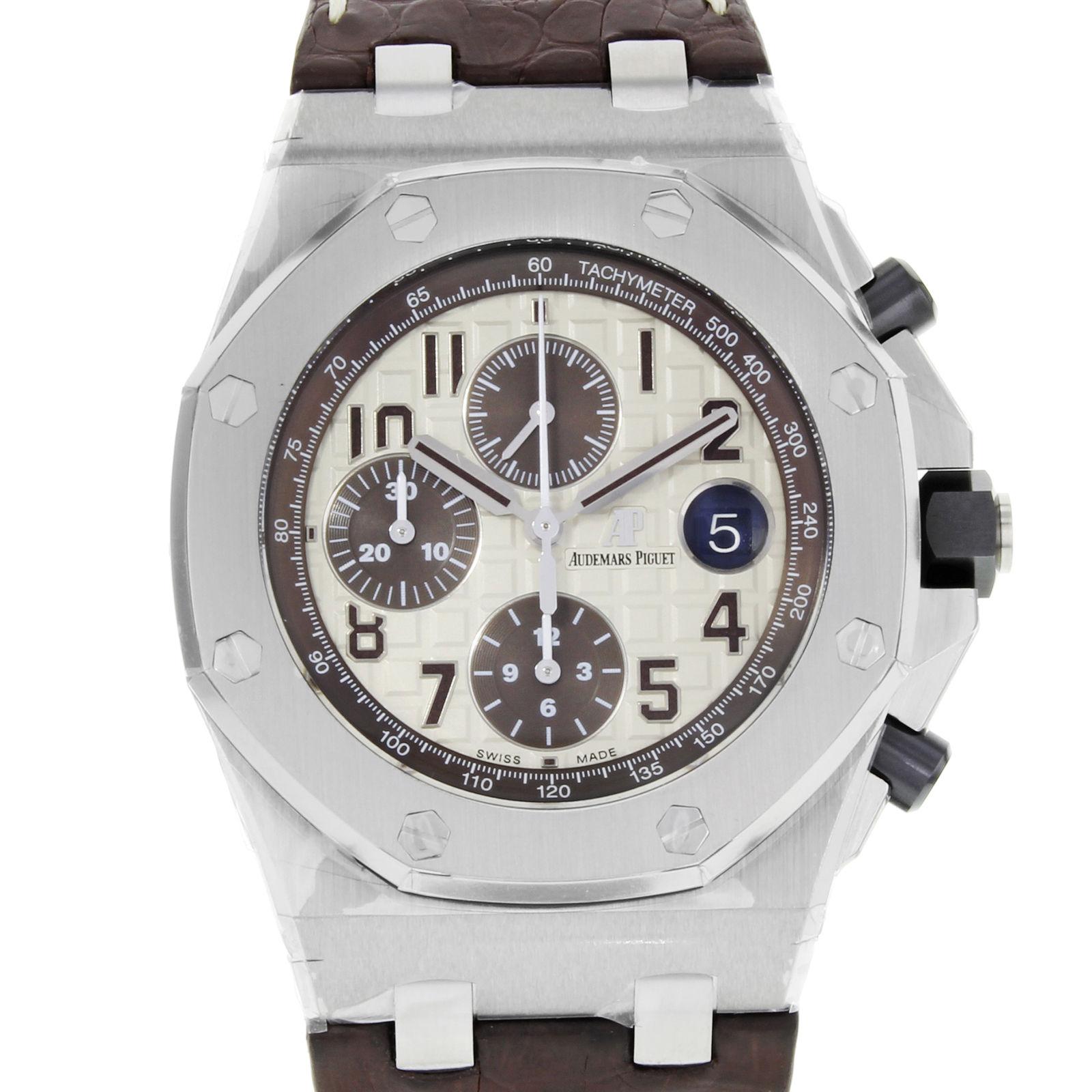 (19844)

Brand New With Box and Papers.

Brand	Audemars Piguet
Series	Royal Oak Offshore	
Model Number	26470ST.OO.A801CR.01
Movement	Automatic Self Wind
Gender	Mens
Case Material	Stainless Steel
Case Shape	Octagonal
Case Diameter w/ crown	48mm
Case