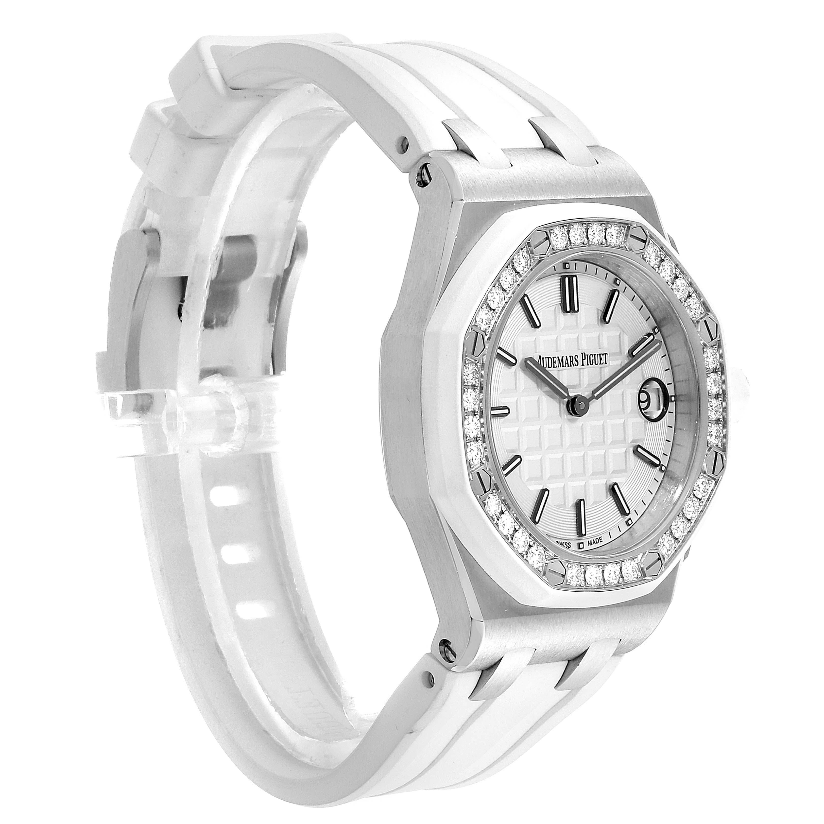 Audemars Piguet: Offshore-Diamant-Damenuhr 57175ST im Zustand „Hervorragend“ im Angebot in Atlanta, GA