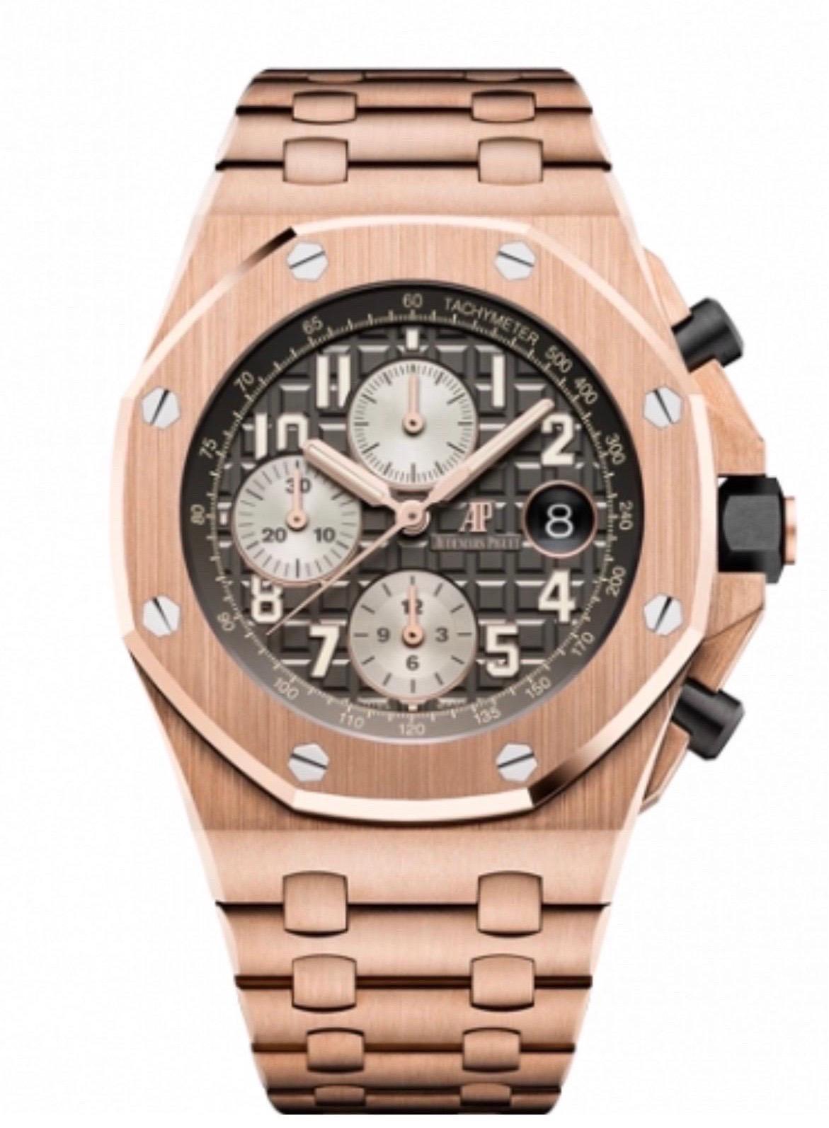 Women's or Men's Audemars Piguet Royal Oak Offshore 42 Pink Gold