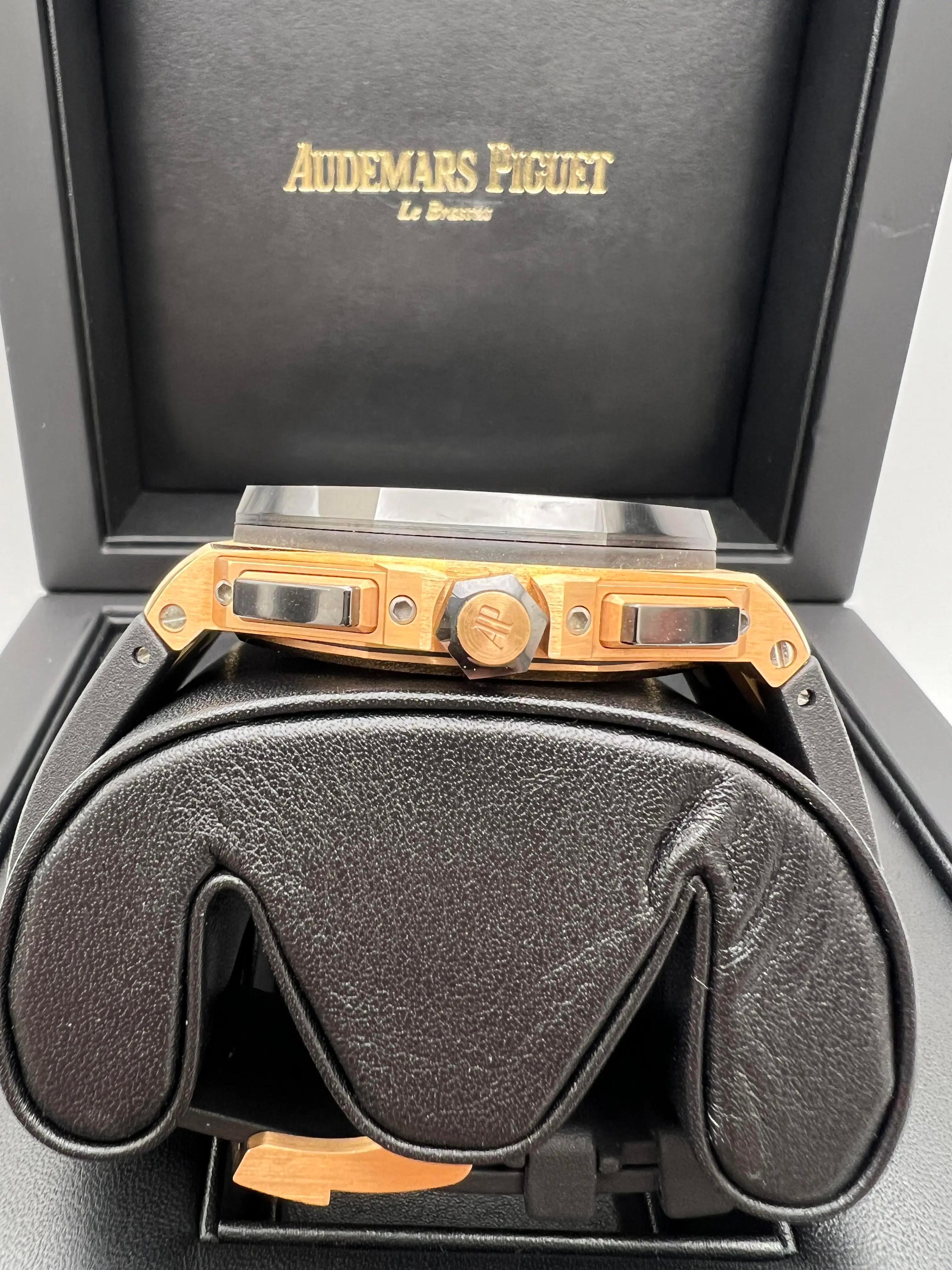Audemars Piguet Montre Royal Oak Offshore 44mm Rose Gold 26401RO.OO Box Papers en vente 6