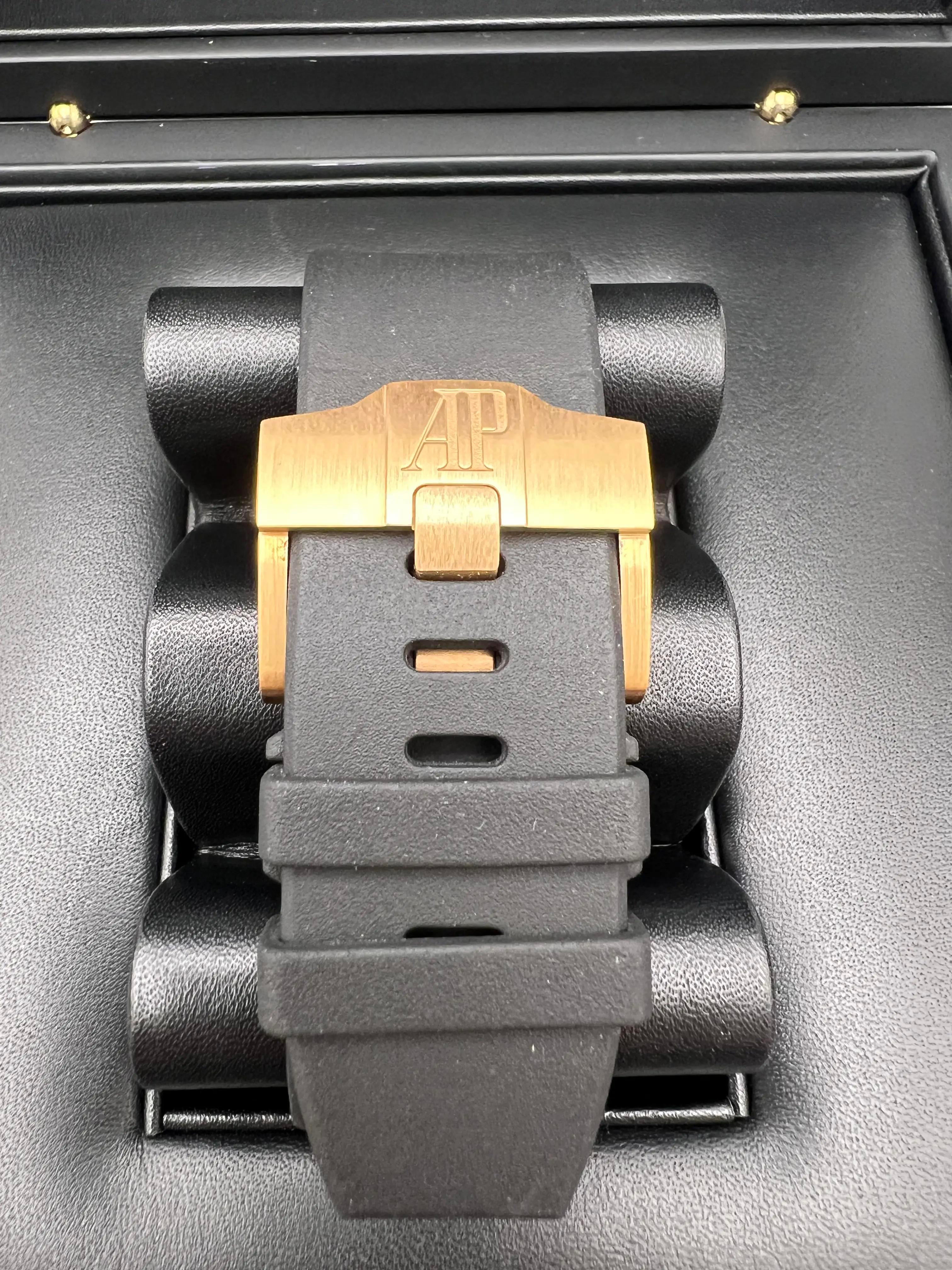 Audemars Piguet Montre Royal Oak Offshore 44mm Rose Gold 26401RO.OO Box Papers en vente 9